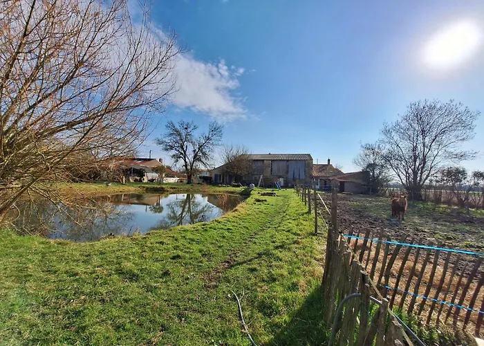 L'Authentique - Maison Chic Avec Piscine - Rouge Semesterbostad Saint-Sigismond (Vendee)
